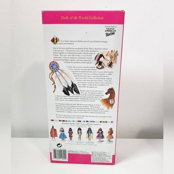 Vintage Special Collectors Edition Mattel Native American Barbie Dolls Full Set - Picture 13 of 16